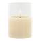 4" LED Glass Wax Flickering Candle by Ashland®